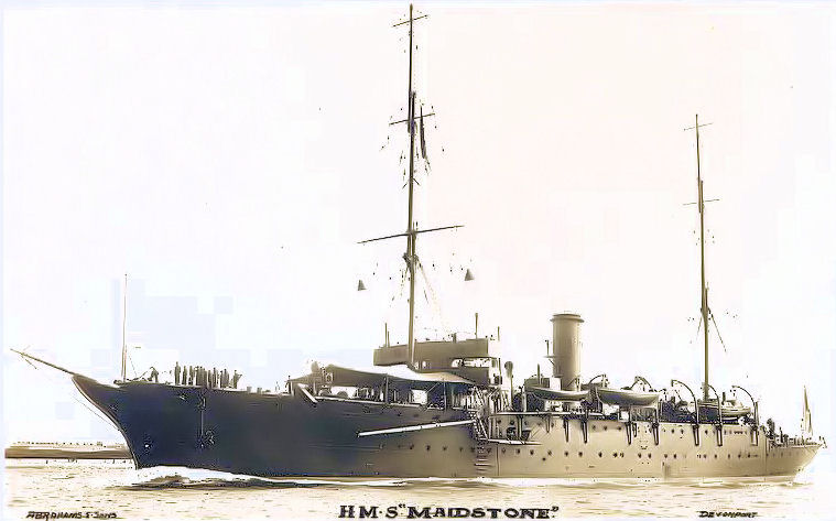 Submarine Depot Ship Maidstone - 1912